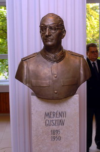 Benedek György dr. Merényi (Scholtz) Gusztáv mellszobra