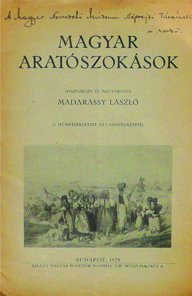Madarassy László egyik könyvének címlapja 