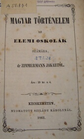 Zimmermann Jakab tankönyve