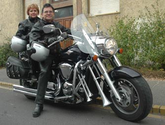 Feleségemmel gyakran motorozunk