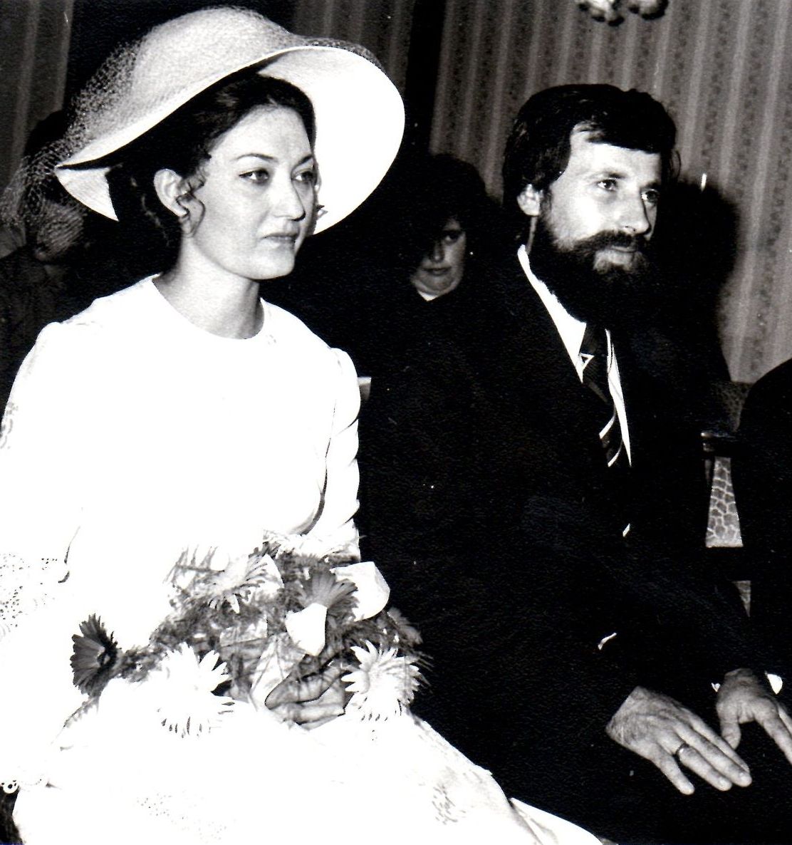 Feleségemmel 1975-ben