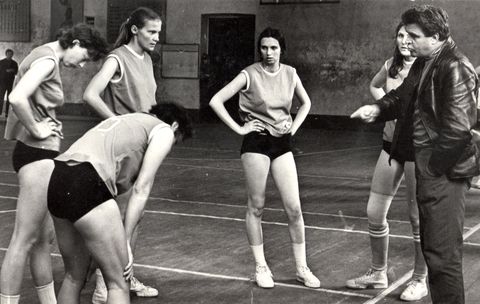 Az NB I-es kosaras lányokkal 1970-ben