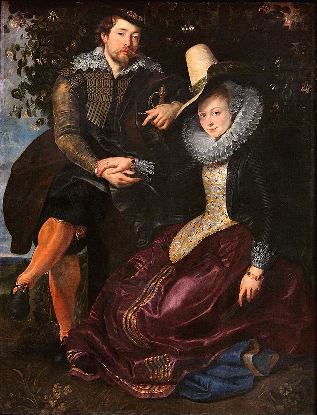 Önarckép első feleségével, Isabella Branttal (1609)