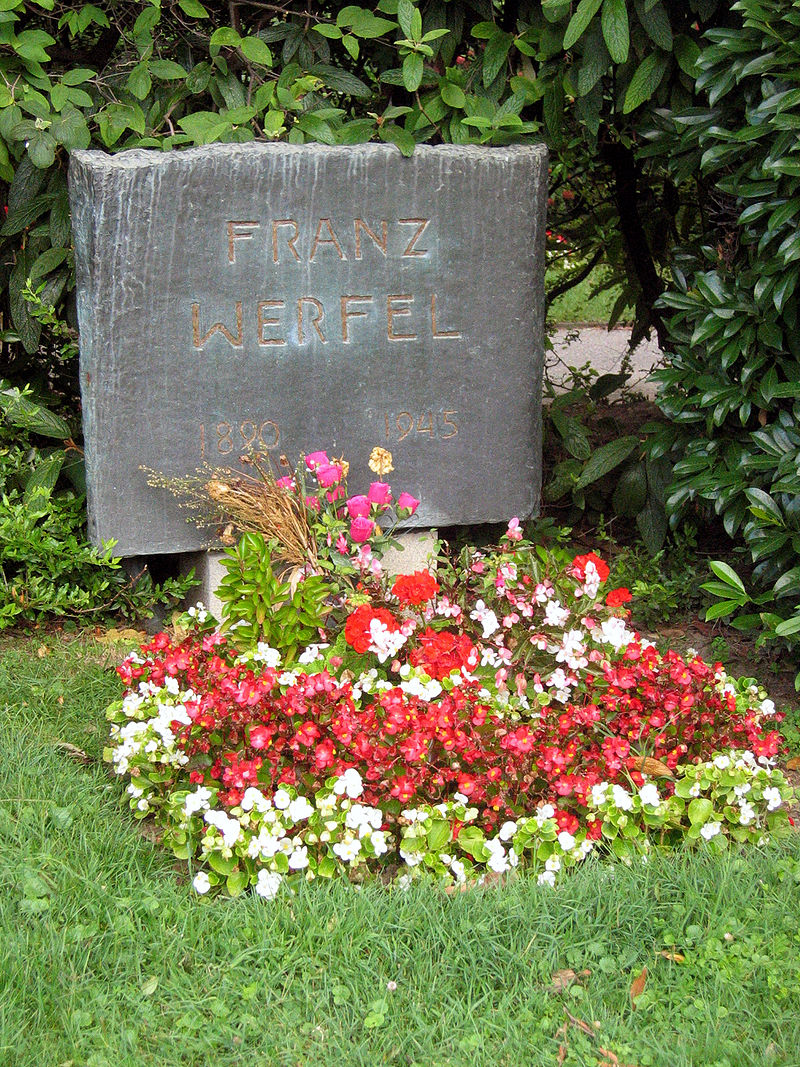 Franz Werfel síremléke Bécsben