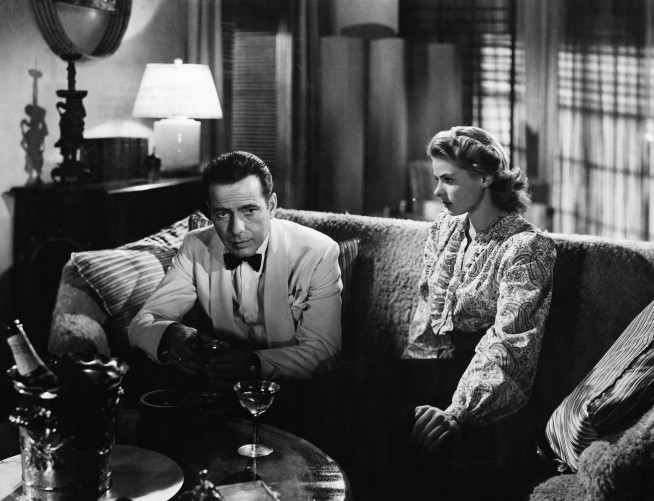 Ingrid Bergman és Humphrey Bogart a Casablanca (1943) című film egyik jelenetében