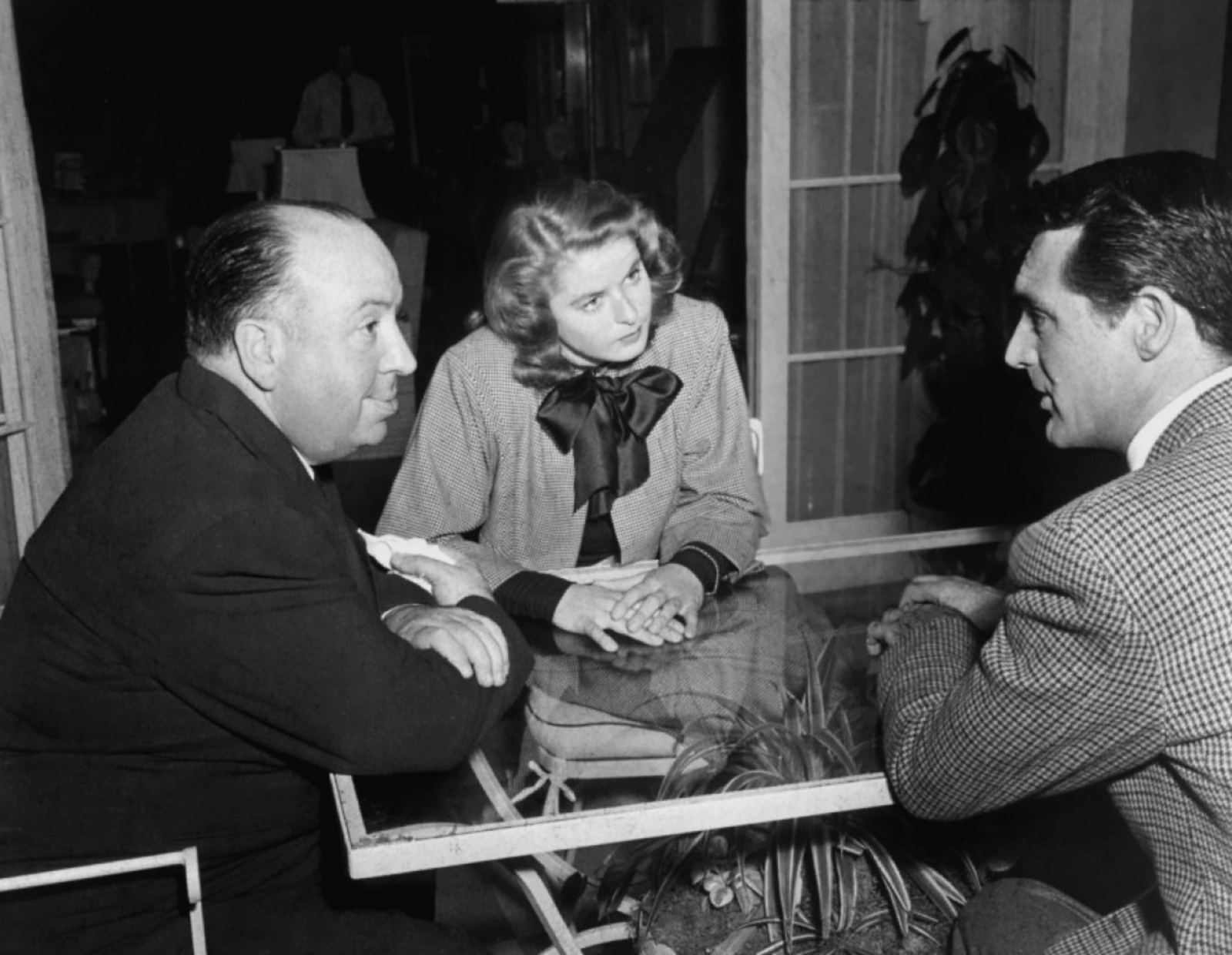 Alfred Hitchcock, Ingrid Bergman és Cary Grant (1946)