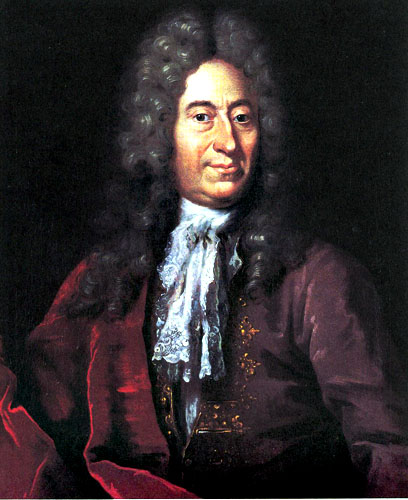 Ole Rømer Jacob Coning 1700-ban készült festményén