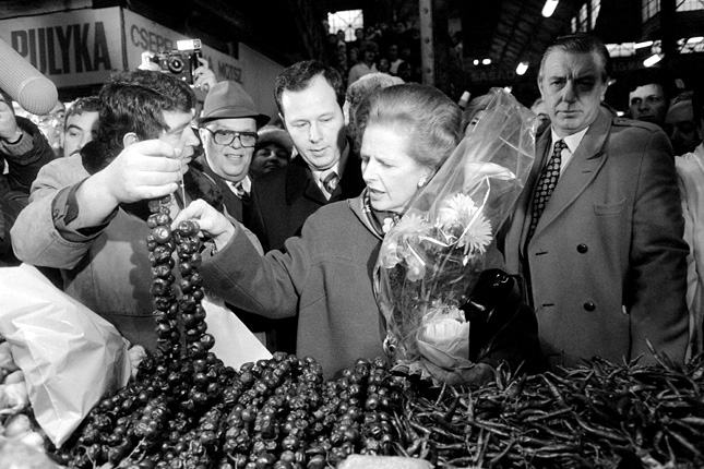 Margaret Thatcher a Vásárcsarnokban