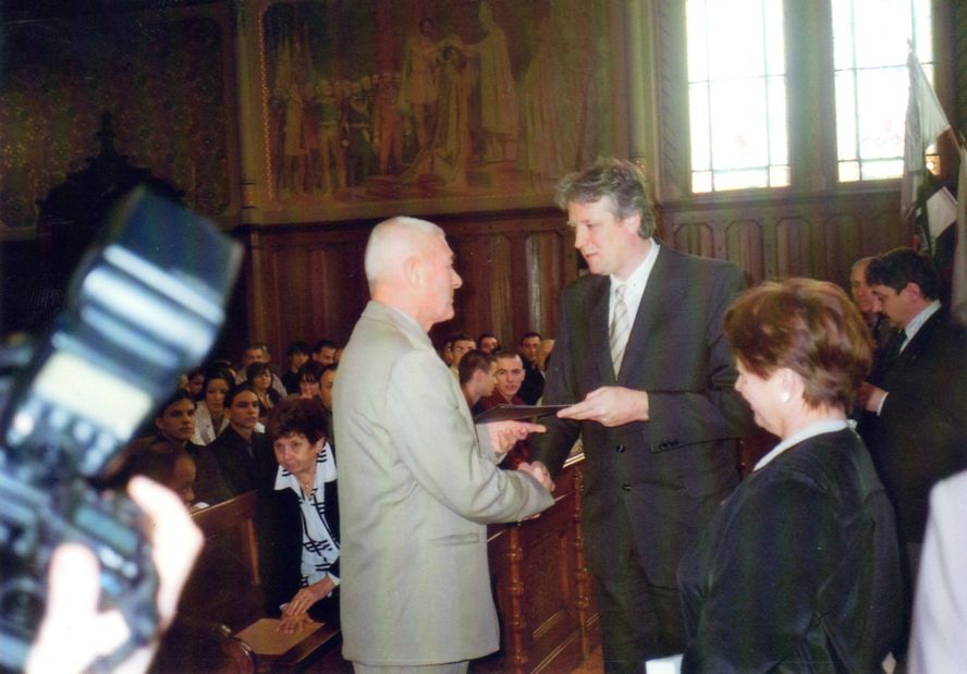 Az Év Sportolója díjat 2007-ben dr. Zombor Gábor polgármestertől vettem át