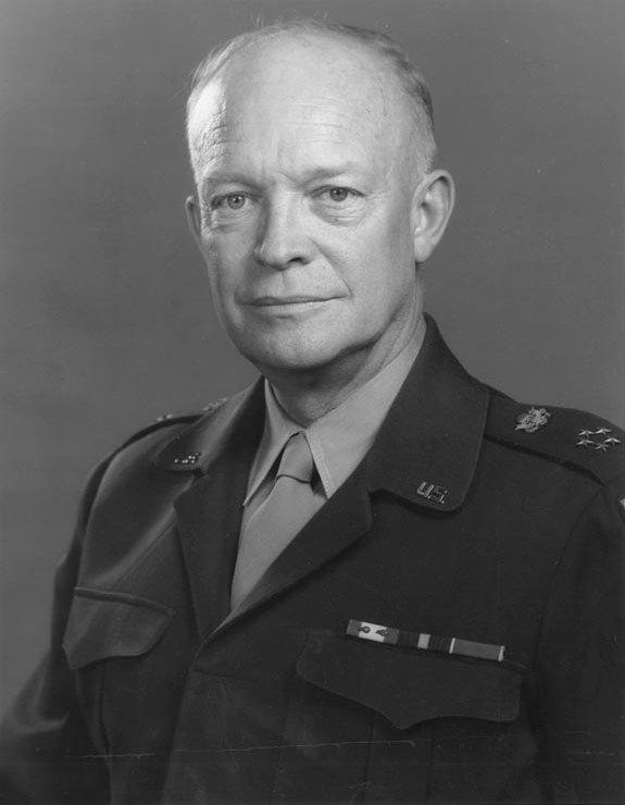 Dwight D. Eisenhower 1947-ben az amerikai hadsereg tábornokaként