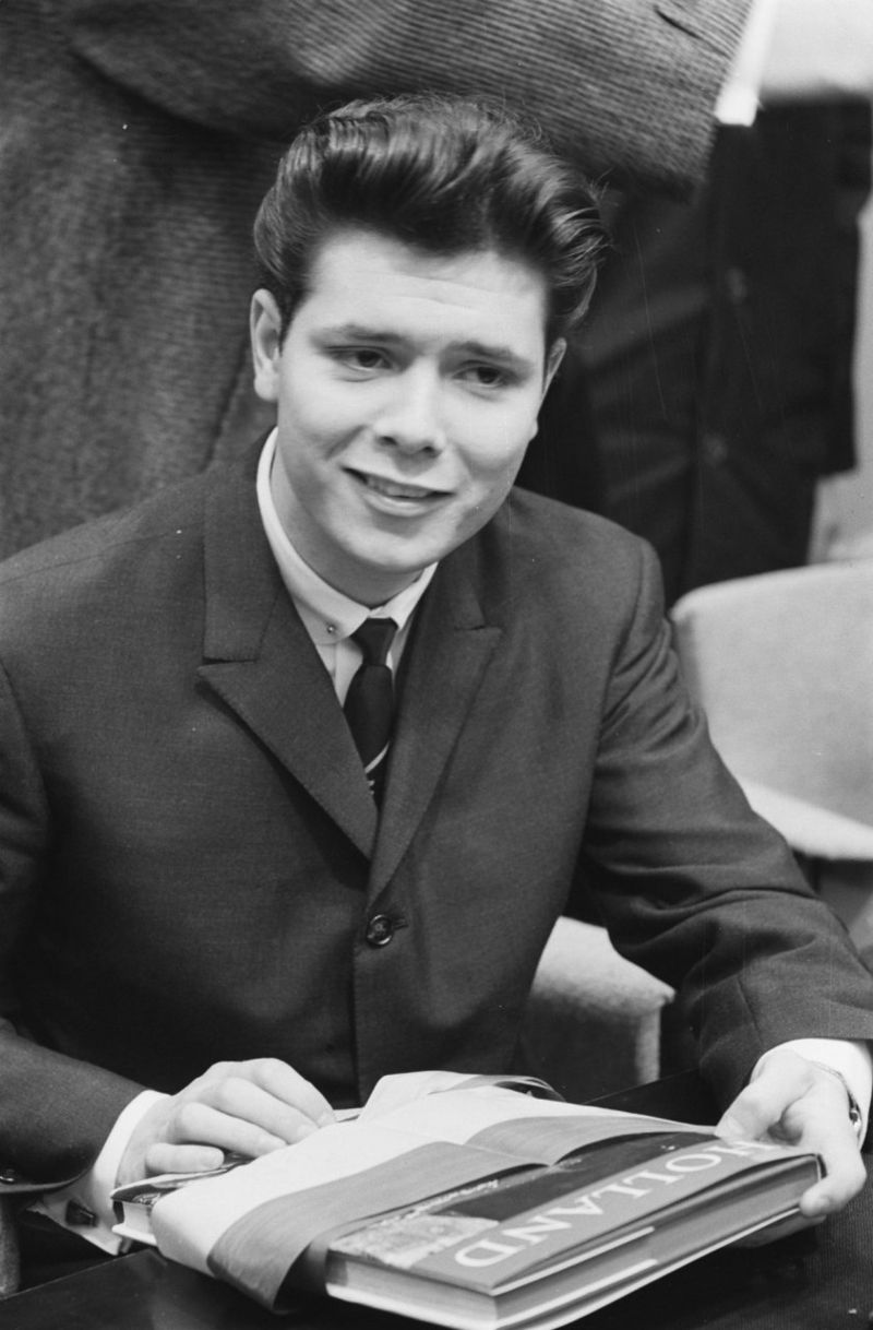 Cliff Richard egy sajtótájékoztatón 1962-ben