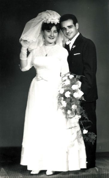 Szüleim esküvői fotója