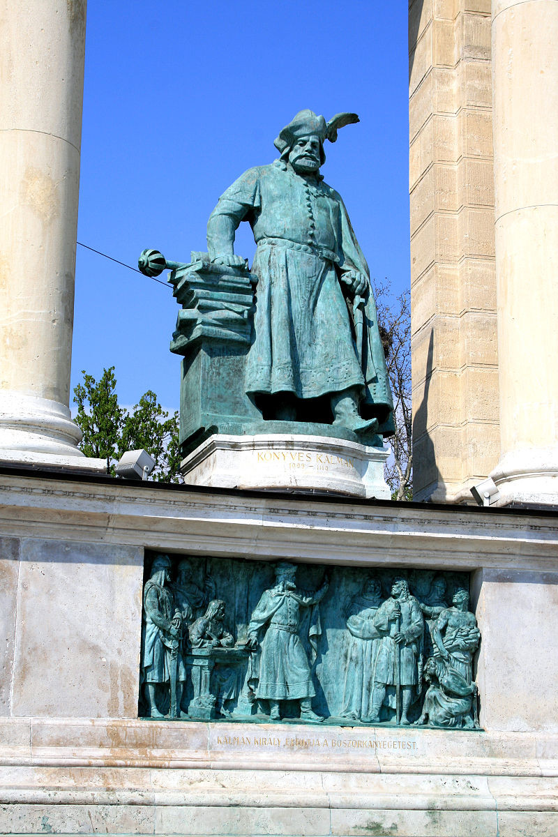Könyves Kálmán szobra a Hősök terén