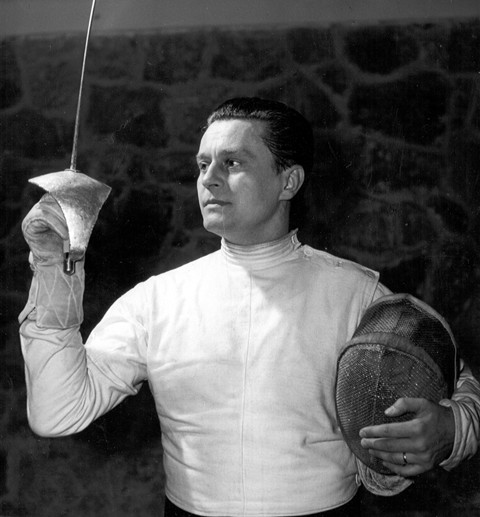 Gerevich Aladár hétszeres olimpiai bajnok kardvívó