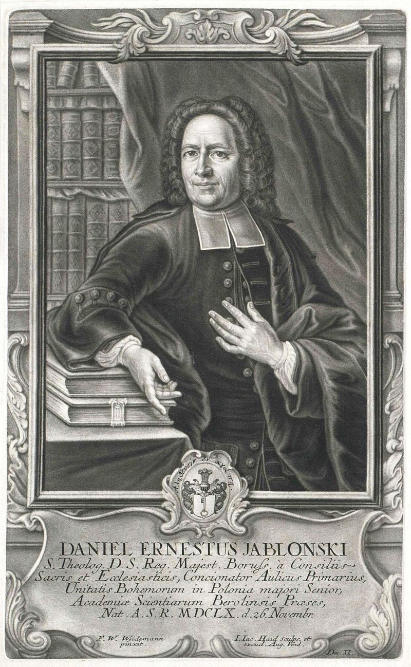 Daniel Ernst Jablonski teológus, udvari lelkész