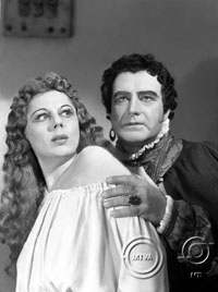 Osváth Júlia és Svéd Sándor Mozart Don Giovanni című operájában