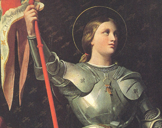 Jeanne d'Arc (Szent Johanna) francia nemzeti hősnő