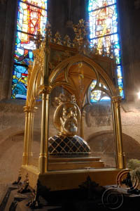 A Szent László-herma a győri székesegyházban